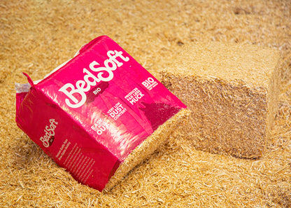 Bedsoft Bio – Highly Absorbent, Eco-Friendly Oil Seed Rape Straw Bedding 16kg Bale