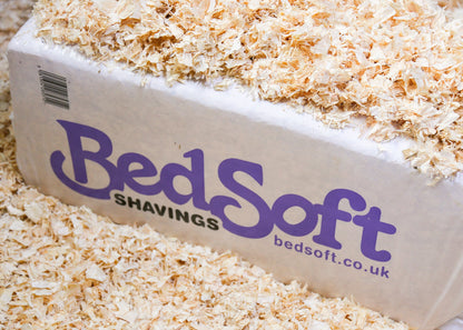Bedsoft Shavings laid in a horse stable