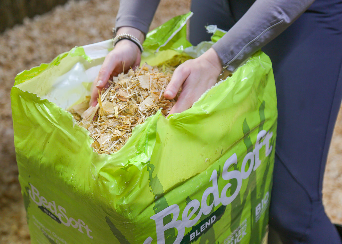 HaySoft haylage bale detail showing texture