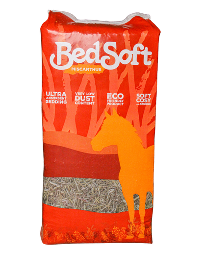 Close-up of Bedsoft Miscanthus bedding texture